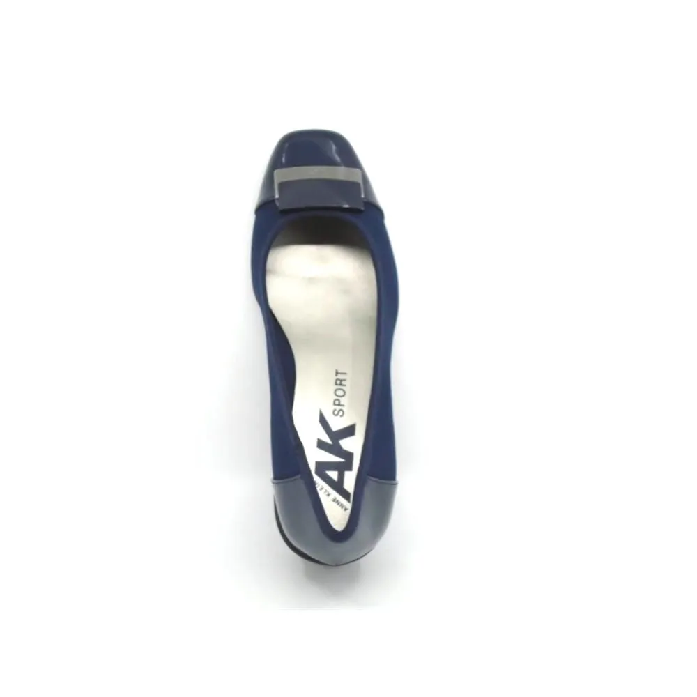 Waverly Navy Fab Anne Klein Wedge Pumps