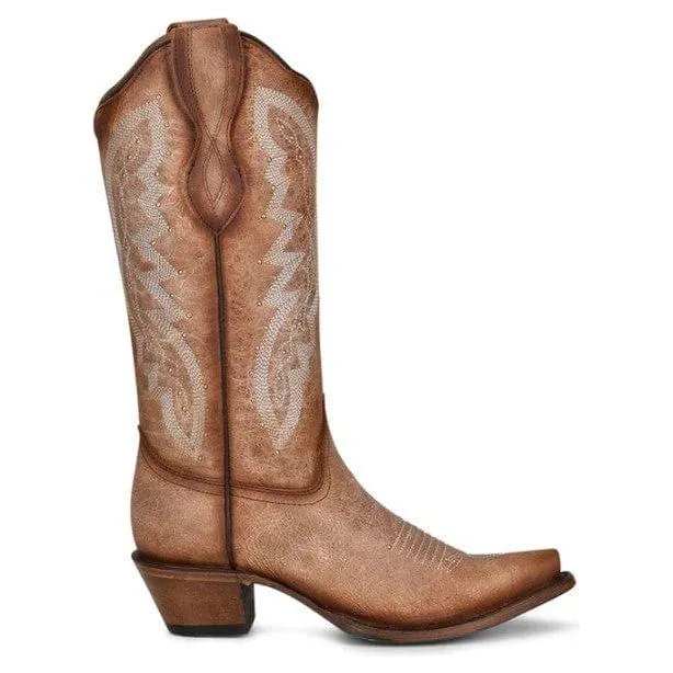 Women's Circle G Embroidered and Studded Leather Boot L2041
